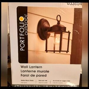 PORTFOLIO Outdoor Wall Lantern